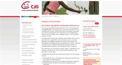 Desktop Screenshot of cjg-jugendhilfe.de